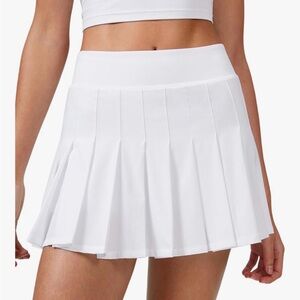 CRZ YOGA Cute Pleated Skirts for Women High Waisted Tennis Golf Skorts